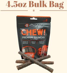 Etta Says! Chew! Premium Crunchy Buffalo Recipe Grain-Free Dog Treats, 4.5-oz bag