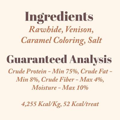 Show full view: Etta Says! Chew! Premium Crunchy Venison Recipe Grain-Free Dog Treats, 4.5-oz bag slide 8 of 10