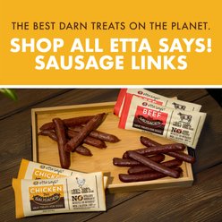 Etta Says! Chicken Deli Sausages Human Grade Jerky Dog Treats, 12 count slide 2 of 9
