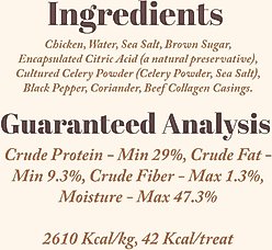 Etta Says! Chicken Yumm Sticks Human Grade Chicken Jerky Dog Treats, 1 count slide 2 of 8