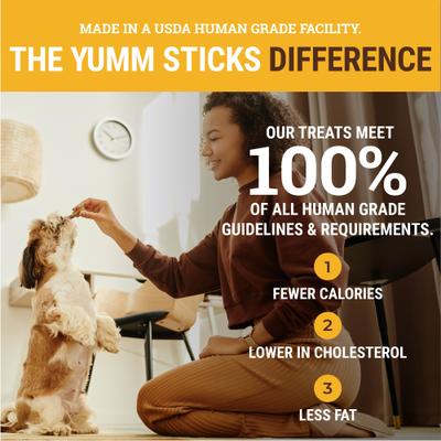 Show full view: Etta Says! Chicken Yumm Sticks Human Grade Chicken Jerky Dog Treats, 1 count slide 4 of 12