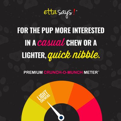 Show full view: Etta Says! Crunchy Chicken + Chia Chew Bars Dog Treats, 12 count slide 7 of 9