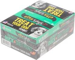 Etta Says! Crunchy Duck + Sweet Potato Chew Bars Dog Treats, 12 count slide 2 of 9