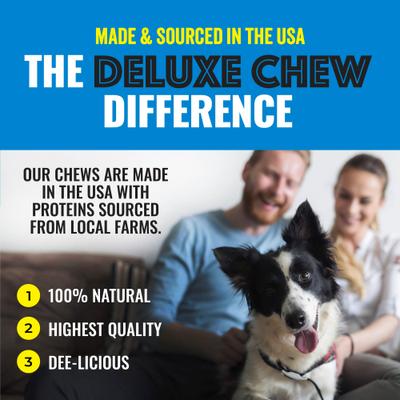 Show full view: Etta Says! Deluxe Hide-Free Long-Lasting 7" Chicken Recipe Dog Chew slide 4 of 12