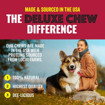 Show full view: Etta Says! Deluxe Hide-Free Long-Lasting 7" Lamb Recipe Dog Chew slide 4 of 12