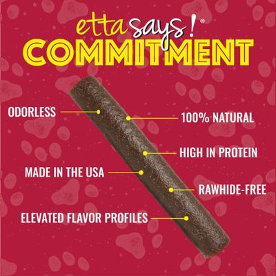 Show full view: Etta Says! Deluxe Hide-Free Long-Lasting 7" Lamb Recipe Dog Chew slide 5 of 12