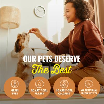 Show full view: Etta Says! Deluxe Hide-Free Long-Lasting 7" Turkey Recipe Dog Chew slide 6 of 11