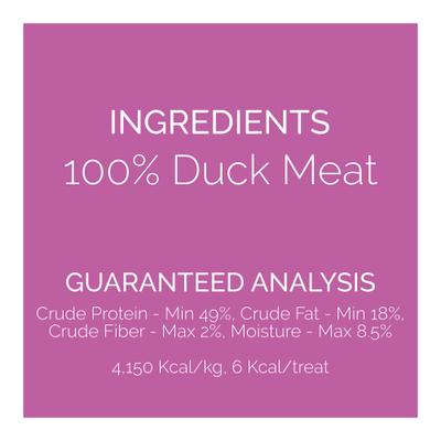 Show full view: Etta Says! Eat Simple! Duck Freeze-Dried Dog Treats, 2.5-oz bag slide 9 of 11