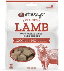 Etta Says! Eat Simple! Lamb Freeze-Dried Dog Treats, 2.5-oz bag