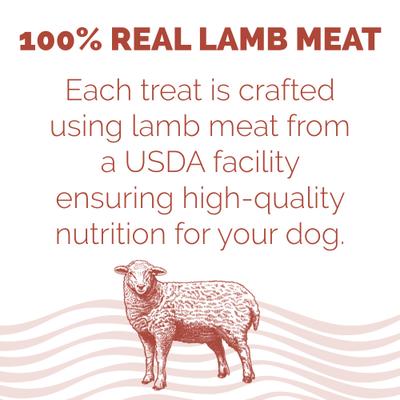 Show full view: Etta Says! Eat Simple! Lamb Freeze-Dried Dog Treats, 2.5-oz bag slide 4 of 12