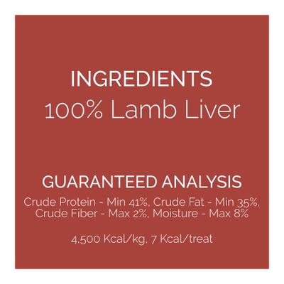 Show full view: Etta Says! Eat Simple! Lamb Freeze-Dried Dog Treats, 2.5-oz bag slide 9 of 12