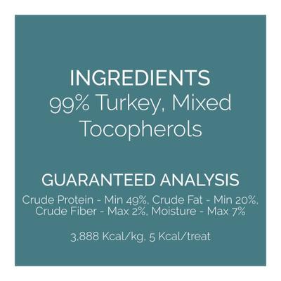 Show full view: Etta Says! Eat Simple! Turkey Freeze-Dried Dog Treats, 2.5-oz bag slide 9 of 11