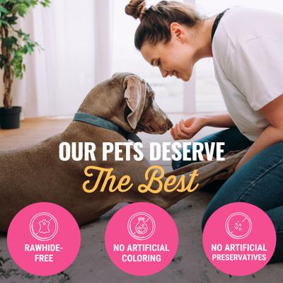 Show full view: Etta Says! Esophanormous 10-inch Beef & Sweet Potato Bully Stick Dog Chew Treats, 1 count slide 7 of 10