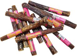 Etta Says! Esophanormous 10-inch Beef & Sweet Potato Bully Stick Dog Chew Treats, 18 count