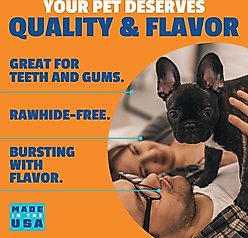 Etta Says! Fusion Gourmet Adult Cheddar & Bone Bacon Flavor Natural Dog Chew Treats, 1 count slide 2 of 7