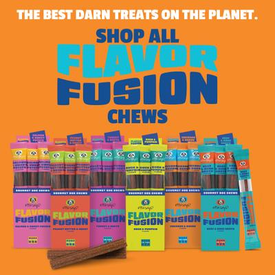 Show full view: Etta Says! Fusion Gourmet Adult Cheddar & Bone Bacon Flavor Natural Dog Chew Treats, 1 count slide 7 of 9