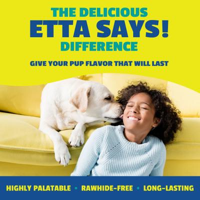 Show full view: Etta Says! Fusion Gourmet Adult Duck & Pumpkin Flavor Natural Dog Chew Treats, 1 count slide 4 of 9