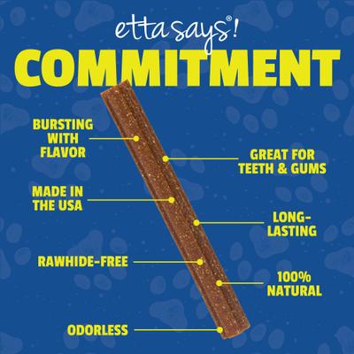 Show full view: Etta Says! Fusion Gourmet Adult Duck & Pumpkin Flavor Natural Dog Chew Treats, 1 count slide 5 of 9