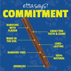 Etta Says! Fusion Gourmet Adult Duck & Pumpkin Flavor Natural Dog Chew Treats, 12 count slide 2 of 6
