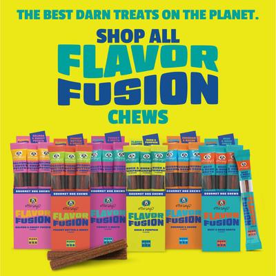 Show full view: Etta Says! Fusion Gourmet Adult Duck & Pumpkin Flavor Natural Dog Chew Treats, 12 count slide 7 of 8