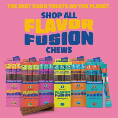 Show full view: Etta Says! Fusion Gourmet Adult Salmon & Sweet Potato Flavor Natural Dog Chew Treats, 1 count slide 7 of 9