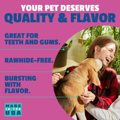 Show full view: Etta Says! Fusion Gourmet Adult Turkey & Beets Flavor Natural Dog Chew Treats, 1 count slide 6 of 9