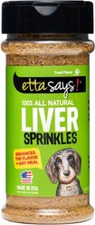 Etta Says! Liver Sprinkles Freeze-Dried Dog Treats, 3-oz jar