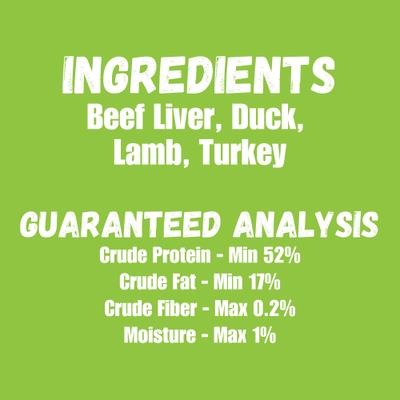 Show full view: Etta Says! Liver Sprinkles Freeze-Dried Dog Treats, 3-oz jar slide 9 of 10