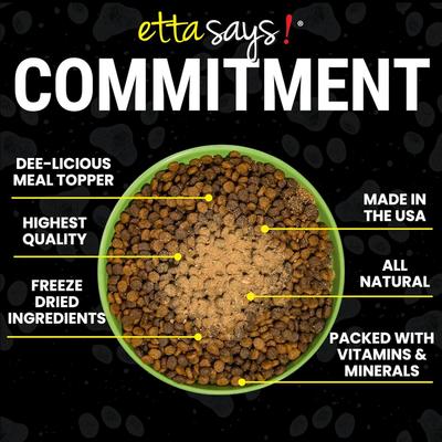 Show full view: Etta Says! Liver Sprinkles Freeze-Dried Dog Treats, 3-oz jar slide 5 of 10