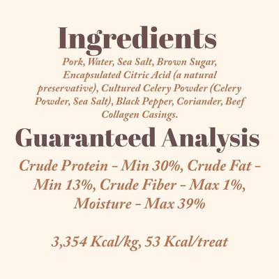 Show full view: Etta Says! Pork Yumm Sticks Human Grade Pork Dog Treats, 1 count slide 9 of 12