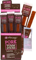 Etta Says! Pork Yumm Sticks Human Grade Pork Dog Treats, 24 count