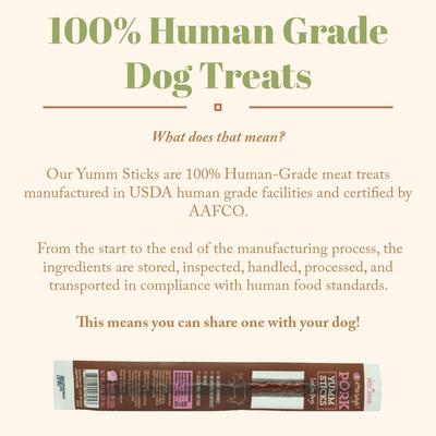 Show full view: Etta Says! Pork Yumm Sticks Human Grade Pork Dog Treats, 24 count slide 5 of 13