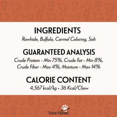 Show full view: Etta Says! Premium 4" Buffalo Recipe Crunchy Dog Chews, 36 count slide 9 of 10