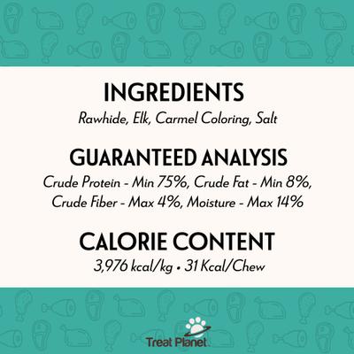 Show full view: Etta Says! Premium 4" Elk Recipe Crunchy Dog Chews, 36 count slide 9 of 11