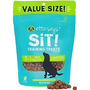 Etta Says! Sit! Training Treats Cheese Recipe Dog Treats, 1-lb bag