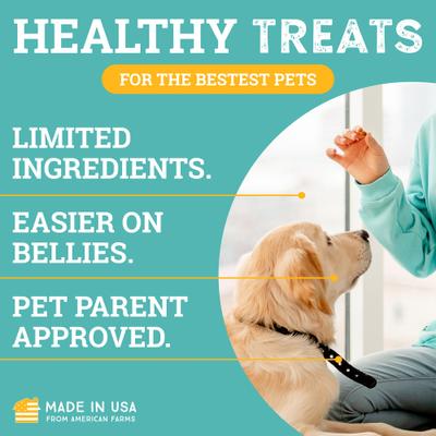 Show full view: Etta Says! Sit! Training Treats Peanut Butter Recipe Dog Treats, 6-oz bag slide 6 of 11