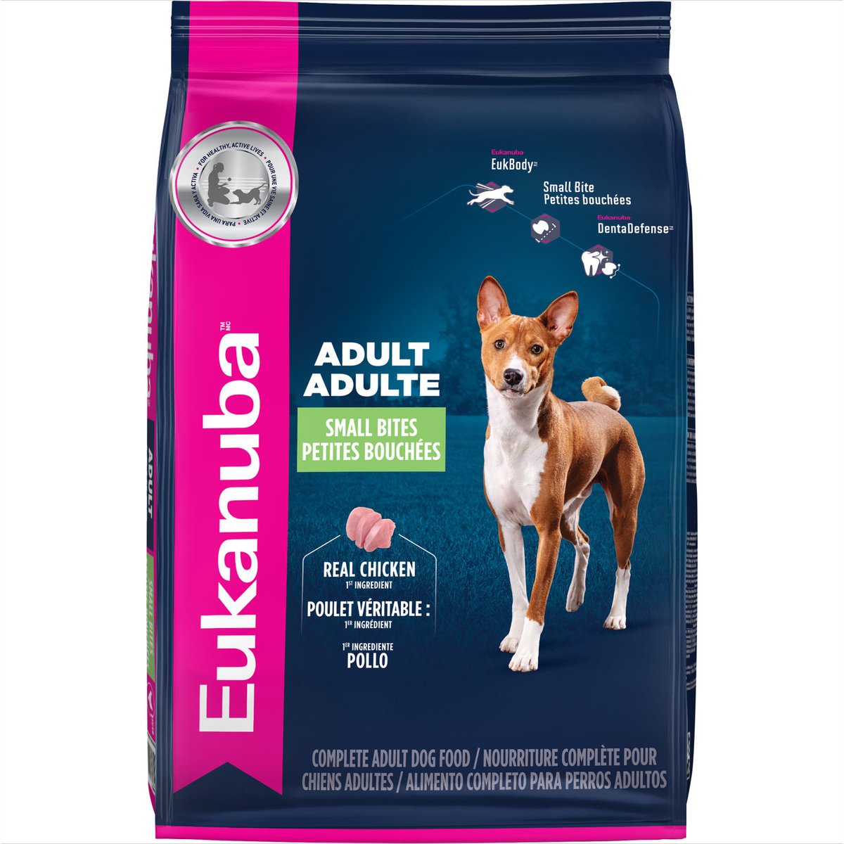 Eukanuba Adult Small Bites Dry Dog Food, 15-lb bag