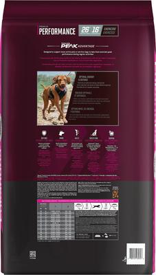 Show full view: Eukanuba Premium Performance 26/16 EXERCISE Dry Dog Food, 28-lb bag slide 3 of 13