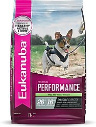 Eukanuba Premium Performance 26/16 Exercise Small Bites Adult Dog Food, 28-lb Bag