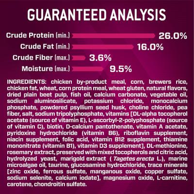 Show full view: Eukanuba Premium Performance 26/16 Exercise Small Bites Adult Dog Food, 28-lb Bag slide 10 of 10