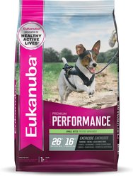 Eukanuba Premium Performance 26/16 Exercise Small Bites Adult Dog Food, 3.5-lb bag