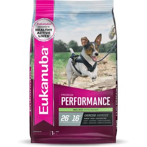 Eukanuba Premium Performance 26/16 Exercise Small Bites Adult Dog Food, 3.5-lb bag
