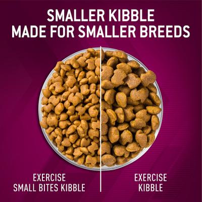 Show full view: Eukanuba Premium Performance 26/16 Exercise Small Bites Adult Dog Food, 3.5-lb bag slide 4 of 11