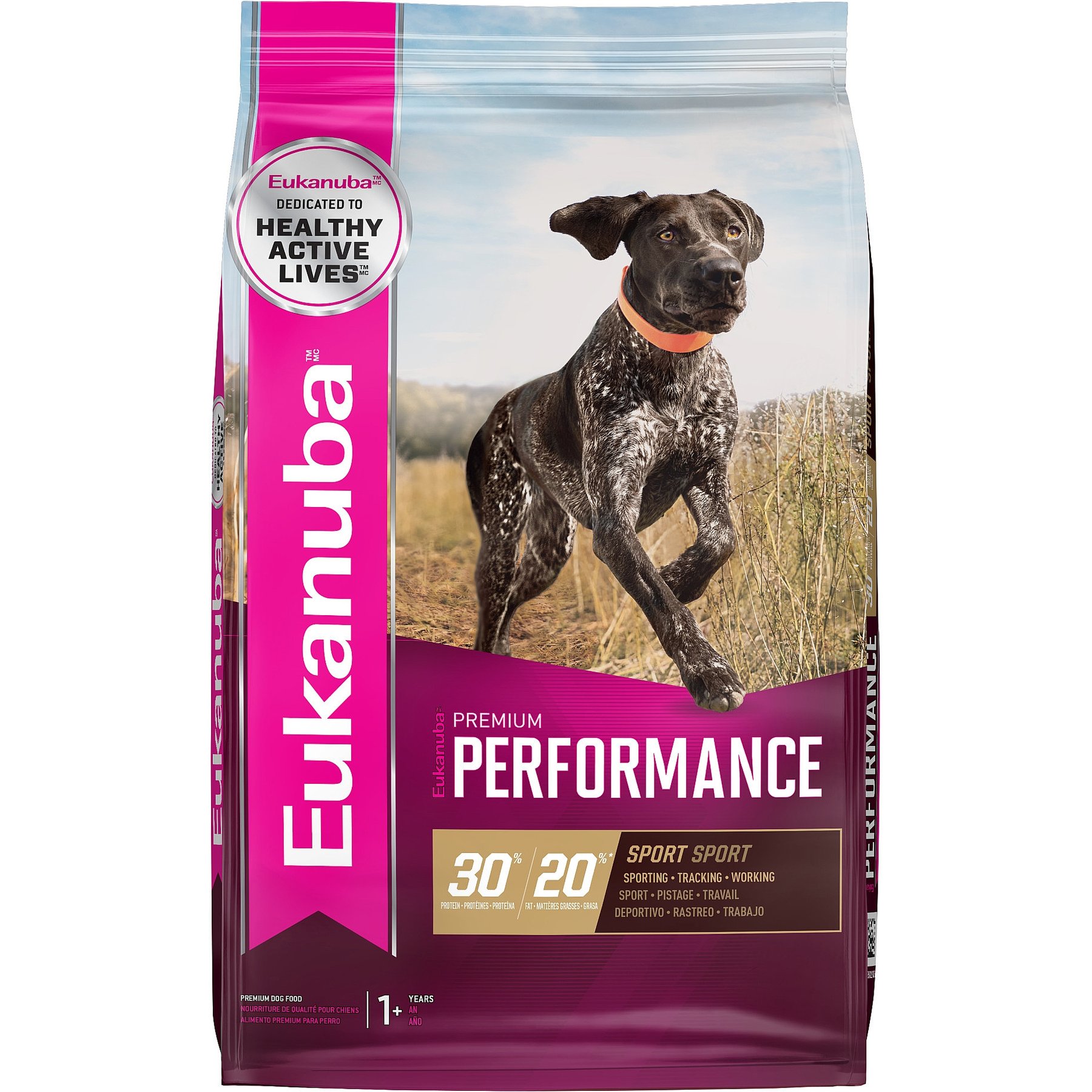 Eukanuba Premium Performance 30/20 SPORT Dry Dog Food, 40-lb bag