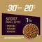 Show in main carousel: Eukanuba Premium Performance 30/20 Sport Small Bites Adult Dog Food, 28-lb Bag slide 5 of 11