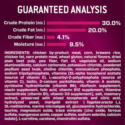 Show full view: Eukanuba Premium Performance 30/20 Sport Small Bites Adult Dog Food, 28-lb Bag slide 10 of 11