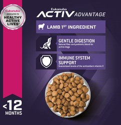 Eukanuba Puppy Lamb 1st Ingredient Dry Dog Food, 30-lb bag slide 2 of 9