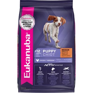 Eukanuba Puppy Medium Breed Dry Dog Food, 30-lb bag