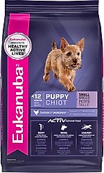 Eukanuba Puppy Small Breed Dry Dog Food, 15-lb bag