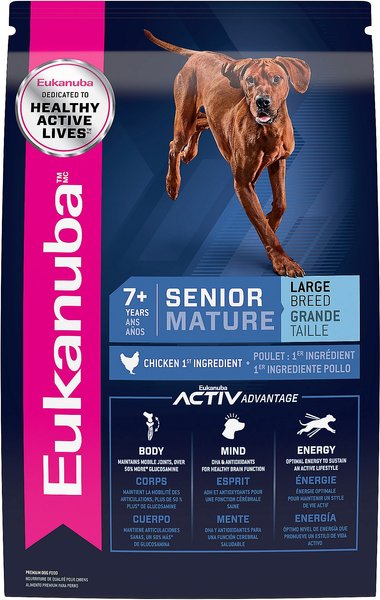 Eukanuba Senior Large Breed Dry Dog Food, 30-lb bag